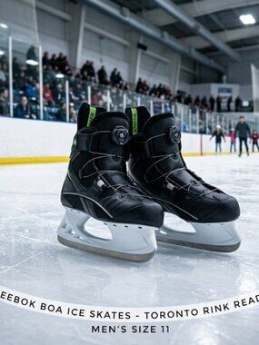 Reebok Ice Skates Black Men’s Size 11 - Good Condition